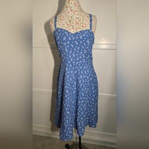 NWT TORRID Blue Floral Women's Dress